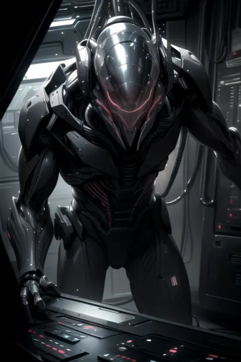 Alien Predator Spaceship Hologram