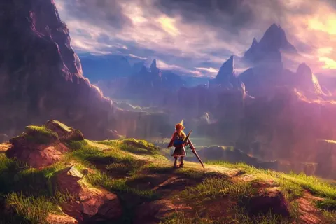 Zelda Inspired Fantasy Landscape