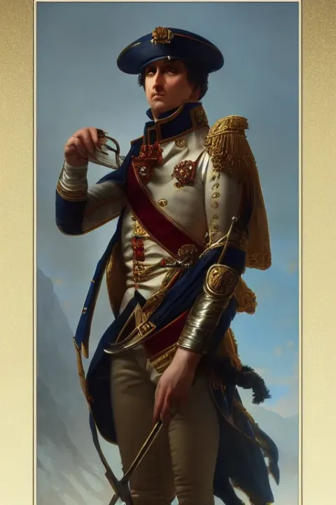 Napoleon Bonaparte Concept Portrait