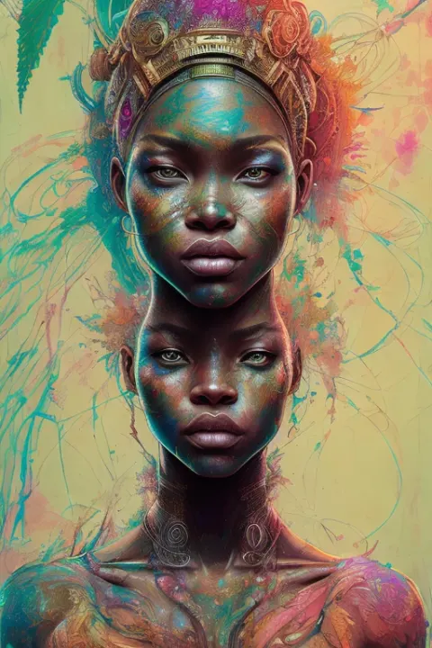 Strong African Warrior Princess