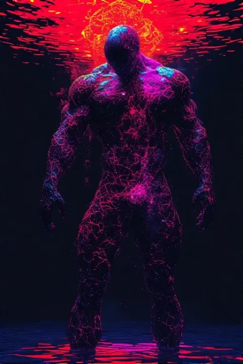 Retro Sci-Fi Horror Illustration