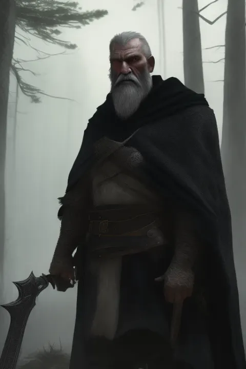 Ranger Sword Cloak Portrait