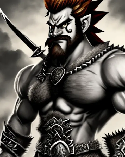 Bowser Celtic Warrior Art