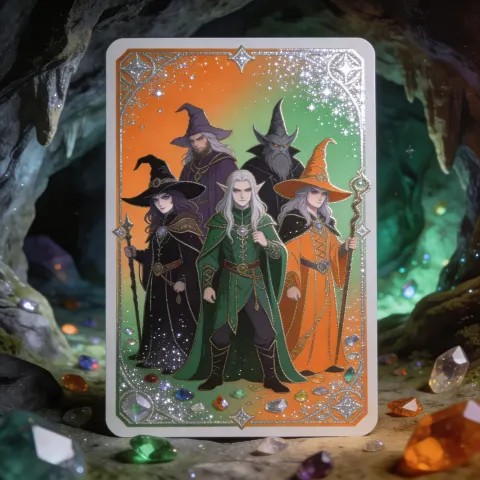 Wizards Card Game Box Art