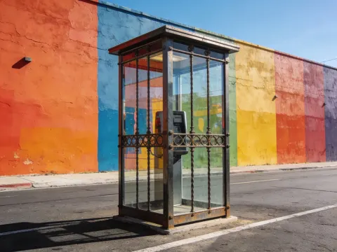 Roadside Traffic Booth In Mekelle