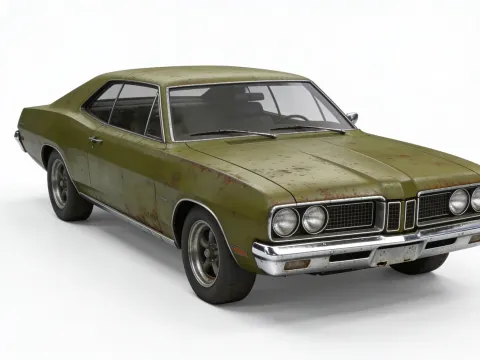 Retro Hybrid Muscle Car Studio