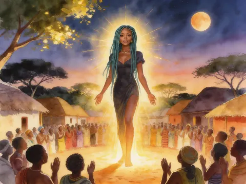 African Goddess Of Love And Beauty