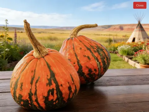 Squash Garden On The Prairie