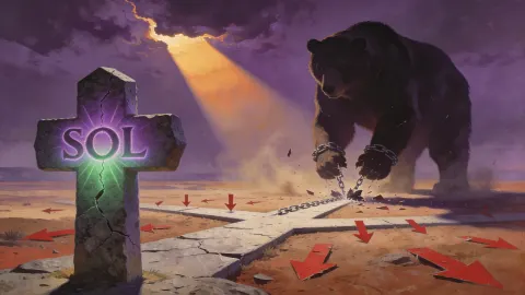 Shadow Bear At Neon Crossroads