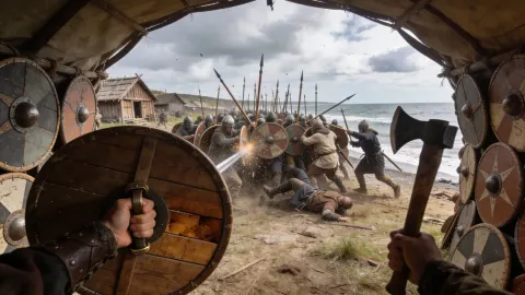 Viking Shield Wall First Person