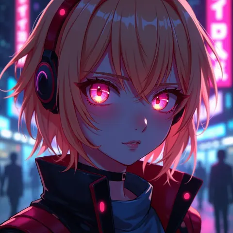 Marisa Kirisame Aglow in Neon Cityscape