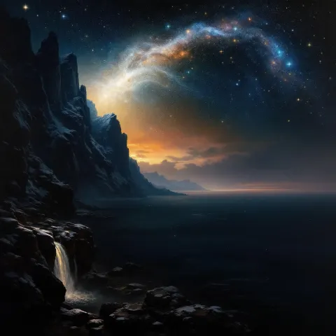 Water Rising Into The Constellations