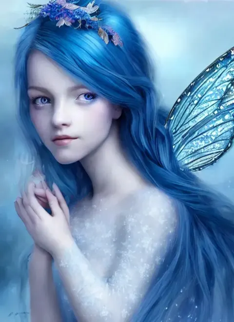 Fairy In Winter Wonderland