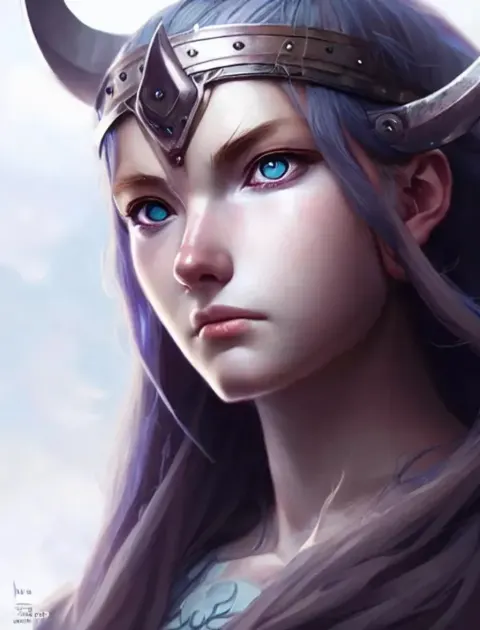 Female Viking Warrior Portrait