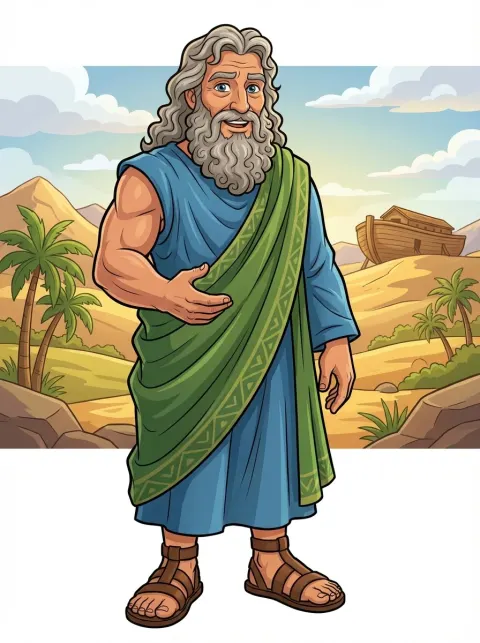 Noah In Biblical Robes