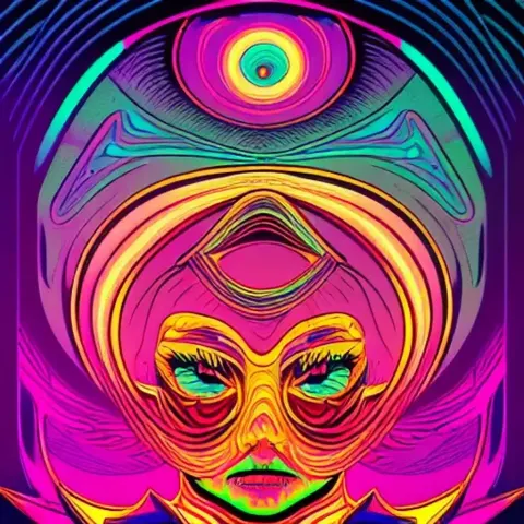 Hypnotic Psychedelic Illustration