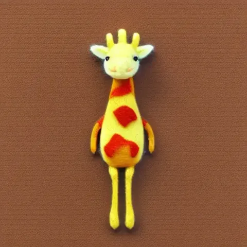 Felt Fiber Giraffe Toy