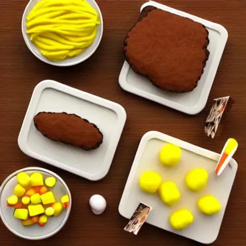 Felt Fiber Comfort Food Tray
