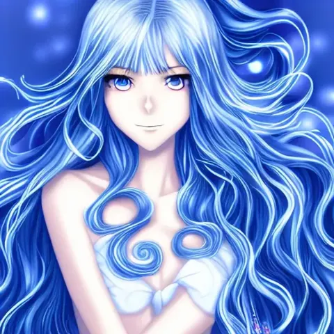 Anime Woman In Lace
