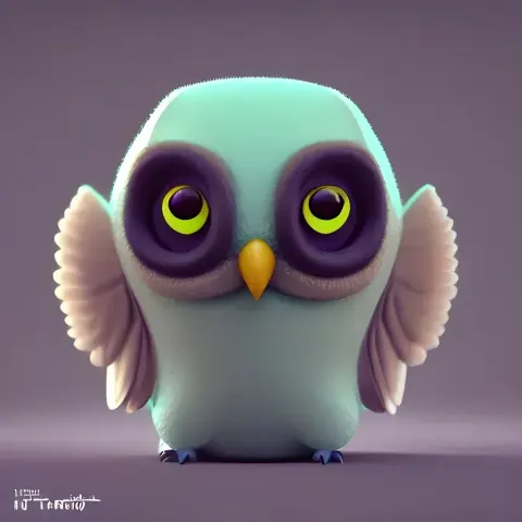 Tiny Owl Toy Character