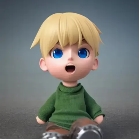 Tiny Anime Boy Toy Character