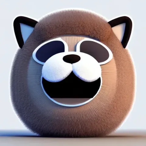 Stitched Emoji 3D Model