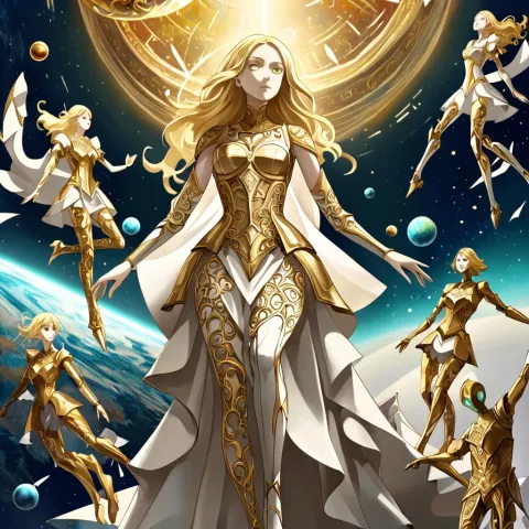 Celestial Goddess Splash Art
