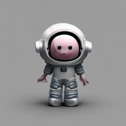 Tiny Astronaut Toy Character