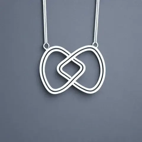 Silver Infinity Pendant Design