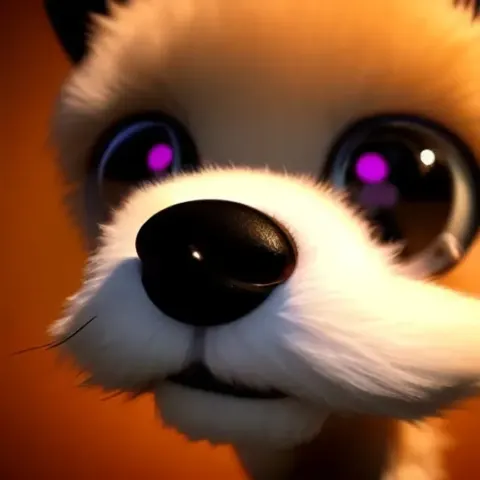 Fluffy Puppy Character