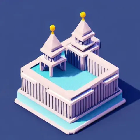 Tiny Isometric Temple