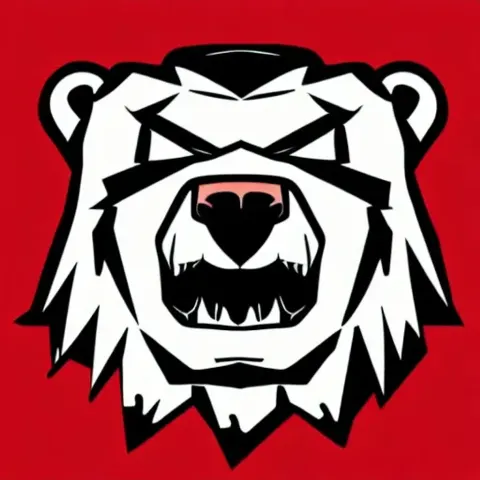 Ferocious Polar Bear Emblem