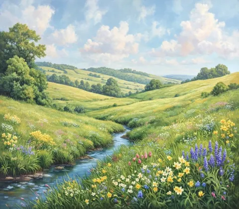 English Countryside In Spring