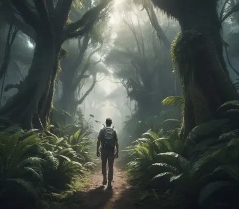 Adventurer In A Silent Jungle