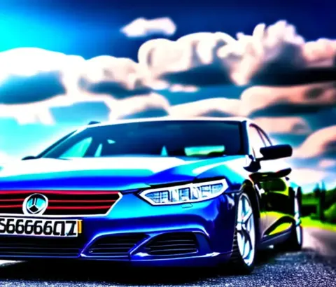 German Car Design Scenic Shot