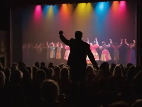 Village Hall Pantomime Audience