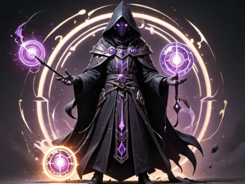 Dark Arcane Mage Splash Art