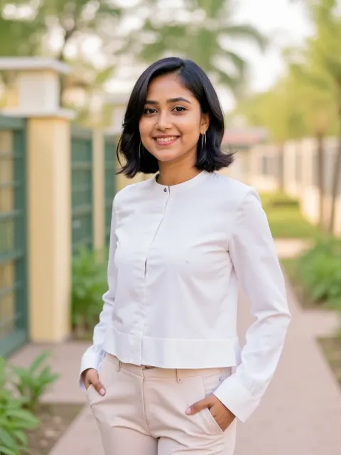 Young Indian Woman Influencer Portrait