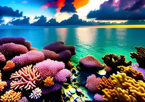 Vivid Coral Reef