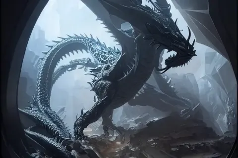 Nanomachine Dragon In A Test Chamber