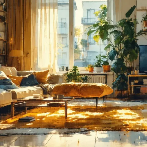Lazy Sunday Afternoon in Pastel Comfort