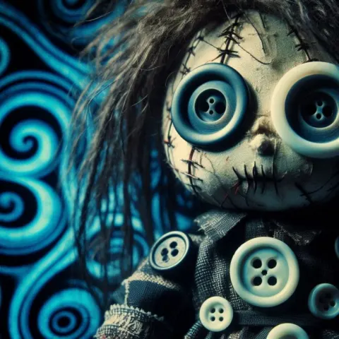 Creepy Doll With Button Eyes