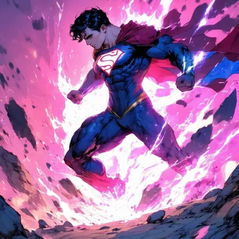 Superboy Prime Rampages in Classic Animation