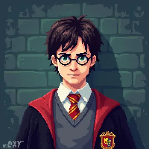Bruce Campbell as Pixelated Harry Potter