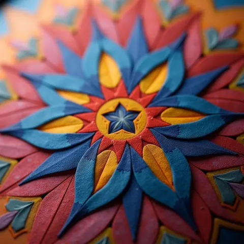 Macro Star Patterns in Rich Abstract Detail