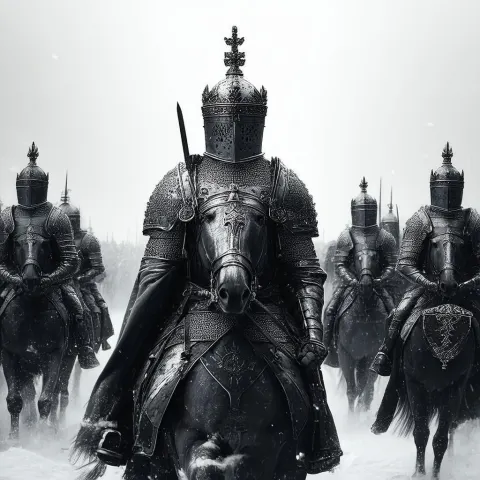 Minimalist Gondor Guard Helm In Monochrome