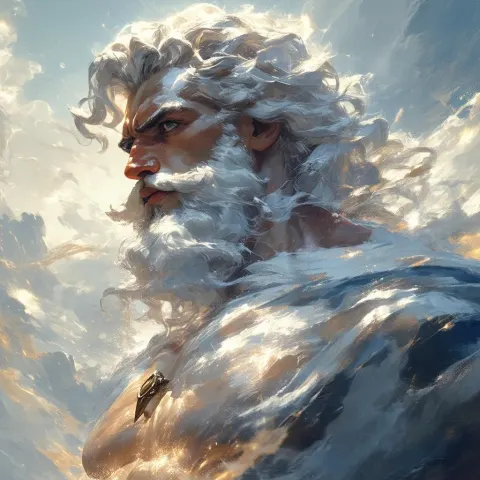Rugged Zeus In Elegant Vector Animation