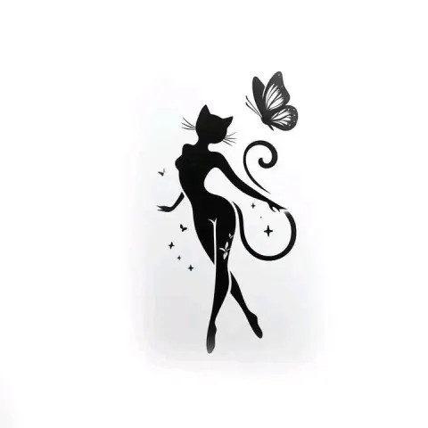 SVG: Butterfly Cat