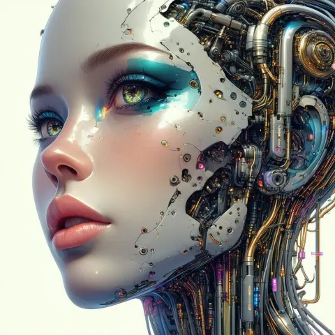 Gabbie Carter Fused With Machine Parts