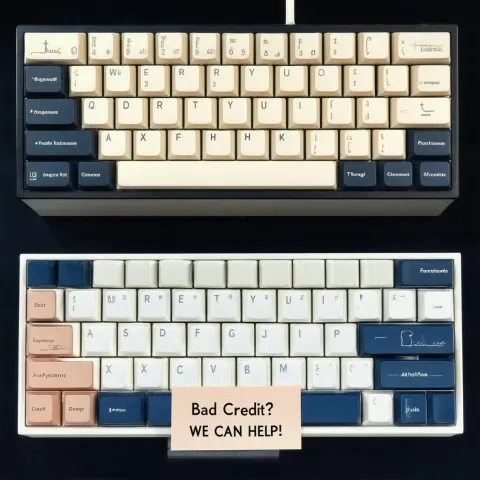 Stylish Keyboards With Bad Credit Note